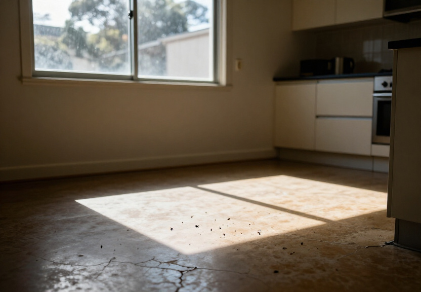 Rat nest in a Strathfield warehouse before treatment
